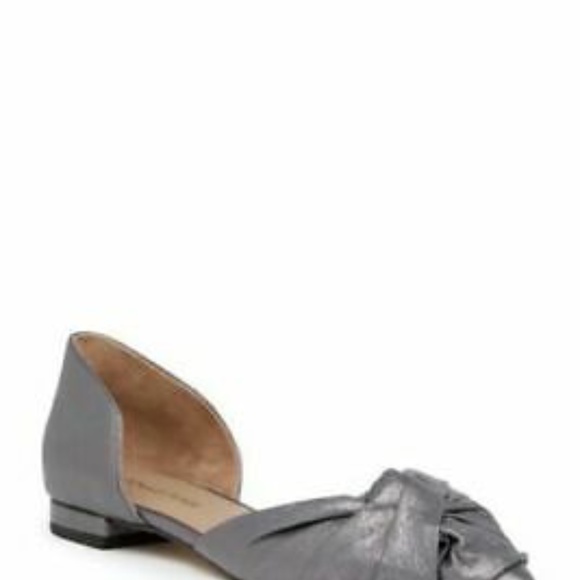 3xHP💝Donald J.Pliner Pennie Gunmetal Flats - Picture 3 of 9